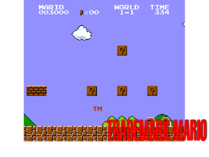 TradeMark Mario (SMB1 Hack) [o1] Cover